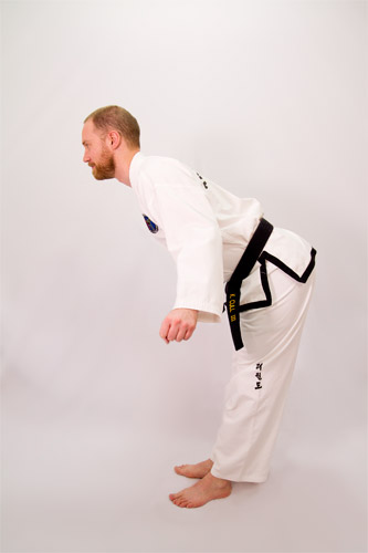 Bad hip position - TKD bow