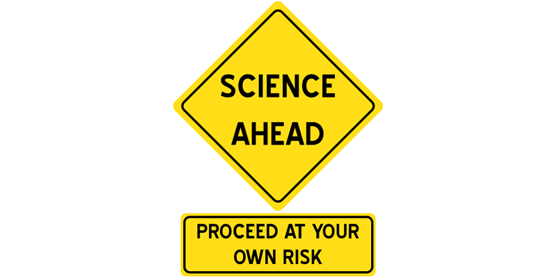 Science Ahead Sign