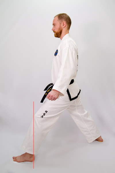 Taekwon-Do walking stance