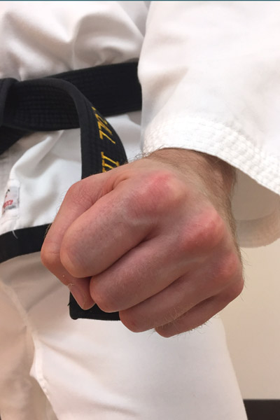 Taekwon-Do low block fist position